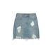 Hollister Denim Mini Skirt Mini: Blue Solid Bottoms - Women's Size 00