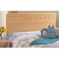 Friendship Mill Miami Wooden Headboard, Large Single, Oak effect