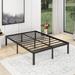 alazyhome 14 inch Metal Platform Bed Frame Steel Slat