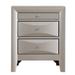 Bedroom Storage Cabinet Nightstand Side Table w/ Dovetailed Drawer