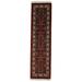 Canvello Hand Made Formal All Over Silkroad Bidjar Rug - 1'10'' X 6'9'' - Red - 1'10'' X 6'9''