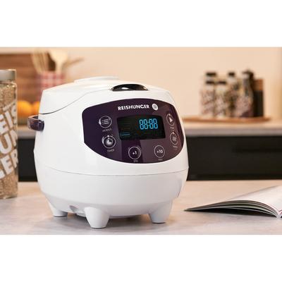 Digital Mini Rice Cooker & Steamer, with Keep-Warm Function & Timer, 3.5 Cups Small Rice Cooker with Ceramic Inner Pot