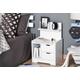 Homcom Grey And White Side Table | Wowcher