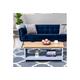 Coffee Table W/ Open Display Wood Effect - Grey | Wowcher