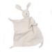 Baby Double layer Sleep Toy Soothe Kids Bib Bunny Facecloth Bath Towel Newborn Towel GREY