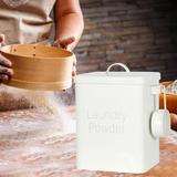 Portable Laundry Detergent Washing Box Bucket 6L Capacity Canister Large for Storing Laundry Kitchen Bathroom