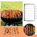 CFXNMZGR Barbecue Grill Barbecue Skewer Rack Barbecue Skewer And Barbecue Skewer Portable Durable Folding Barbecue Rack Camping Barbecue Picnic Barbecue Rack