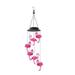 Outdoor Wind Chime Solar Light Flamingo Solar Hanging Lamp Wind Chime Lamp for Garden