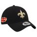 Men's New Era Black Orleans Saints Distinct 9TWENTY Adjustable Hat