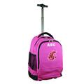 MOJO Pink Washington State Cougars 19'' Personalized Premium Wheeled Backpack