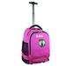 MOJO Pink Boston Celtics 19'' Personalized Premium Wheeled Backpack