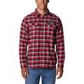 Columbia Scarlet Ohio State Buckeyes Flare Gun Flannel Long Sleeve Shirt