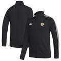 Men's adidas Black Boston Bruins Raglan Full-Zip Track Jacket