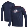 Men's adidas Navy Colorado Avalanche AEROREADY® Long Sleeve T-Shirt