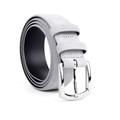 Men's Handmade Leather Belt Light Grey Norberto 36" Dalgado