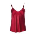 Women's Vasiliki V-Neck Silk Camisole In True Red Medium Vasiliki Atelier