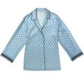 Blue The Lady Silk Pyjama Shirt Cooling Spray M/L Nokaya