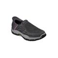 Extra Wide Width Men's Skechers Casual Canvas Slip-Ins by Skechers in Charcoal Canvas (Size 14 WW)