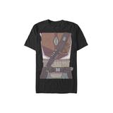 Men's Big & Tall Drawn Costume Tee by Star Wars in Black (Size XXLT)