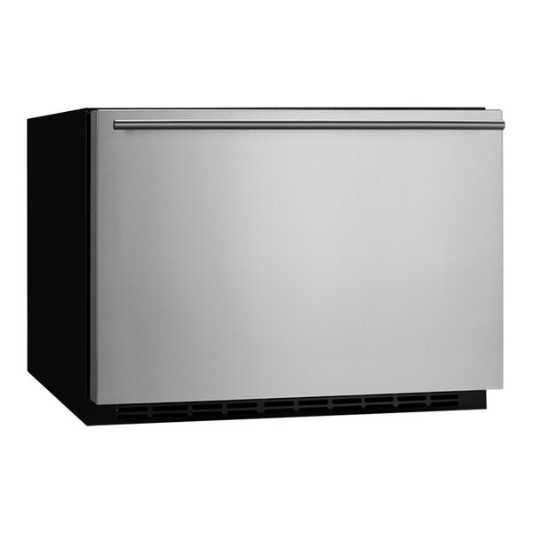 "Summit Appliance SDR241OS 24"" Stainless Steel Built-In Undercounter Indoor / Outdoor One Drawer Refrigerator - 115V"
