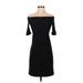 Amanda U. Casual Dress: Black Dresses - Women's Size Small