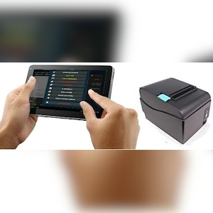 Mobiles Kassensystem für GASTRONOMIE: 7" Bedienerterminal, Bondrucker Image