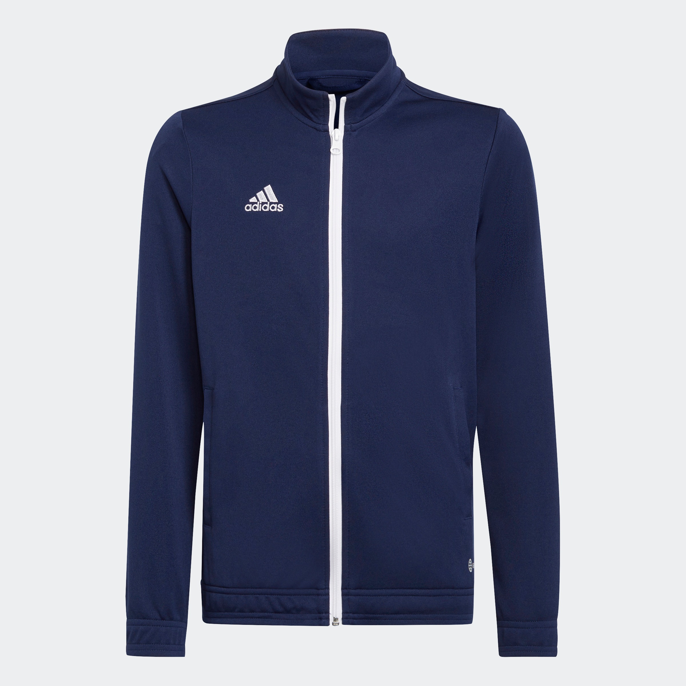 Trainingsjacke ADIDAS PERFORMANCE "ENT22 TK JKTY", Kinder, Gr. 140, blau (team navy blau 2), Obermaterial: 100% Polyester, Jacken Image