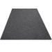 Black 119 x 30 x 1 in Area Rug - Lofy Geometric Machine Woven Cotton Indoor/Outdoor Area Rug in Anthracite Cotton | 119 H x 30 W x 1 D in | Wayfair