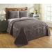 World Menagerie Freddie Super Soft & Light Weight Traditional Coverlet/Bedspread Set Chenille in Brown | Twin Coverlet/Bedspread + 1 Sham | Wayfair