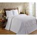 World Menagerie Freddie Super Soft & Light Weight Traditional Coverlet/Bedspread Set Chenille in White | Twin Coverlet/Bedspread + 1 Sham | Wayfair