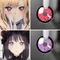 UYAAI 1 paire de lentilles de Contact Cosplay lentilles de couleur violette lentille Anime mon