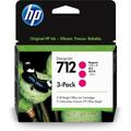 HP Pack de 3 cartouches d'encre DesignJet 712. magenta, 29 ml