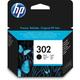 HP 302 Cartouche d'encre noire authentique