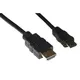 Link Accessori LKCHDMC02 câble HDMI 2 m Type A (Standard) D (Micro) Noir