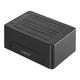 LogiLink QP0028 Station d'accueil de disques stockage USB 3.2 Gen 2 (3.1 2) Type-C Noir