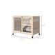 Pawhut Hutch With Openable Roof And Tray | Wowcher