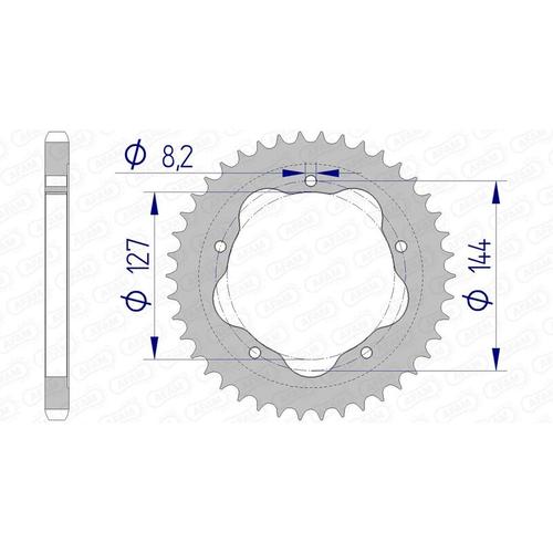 AFAM Aluminiumkrone 51608 – 525