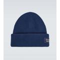 Logo Ribbed-knit Wool Beanie