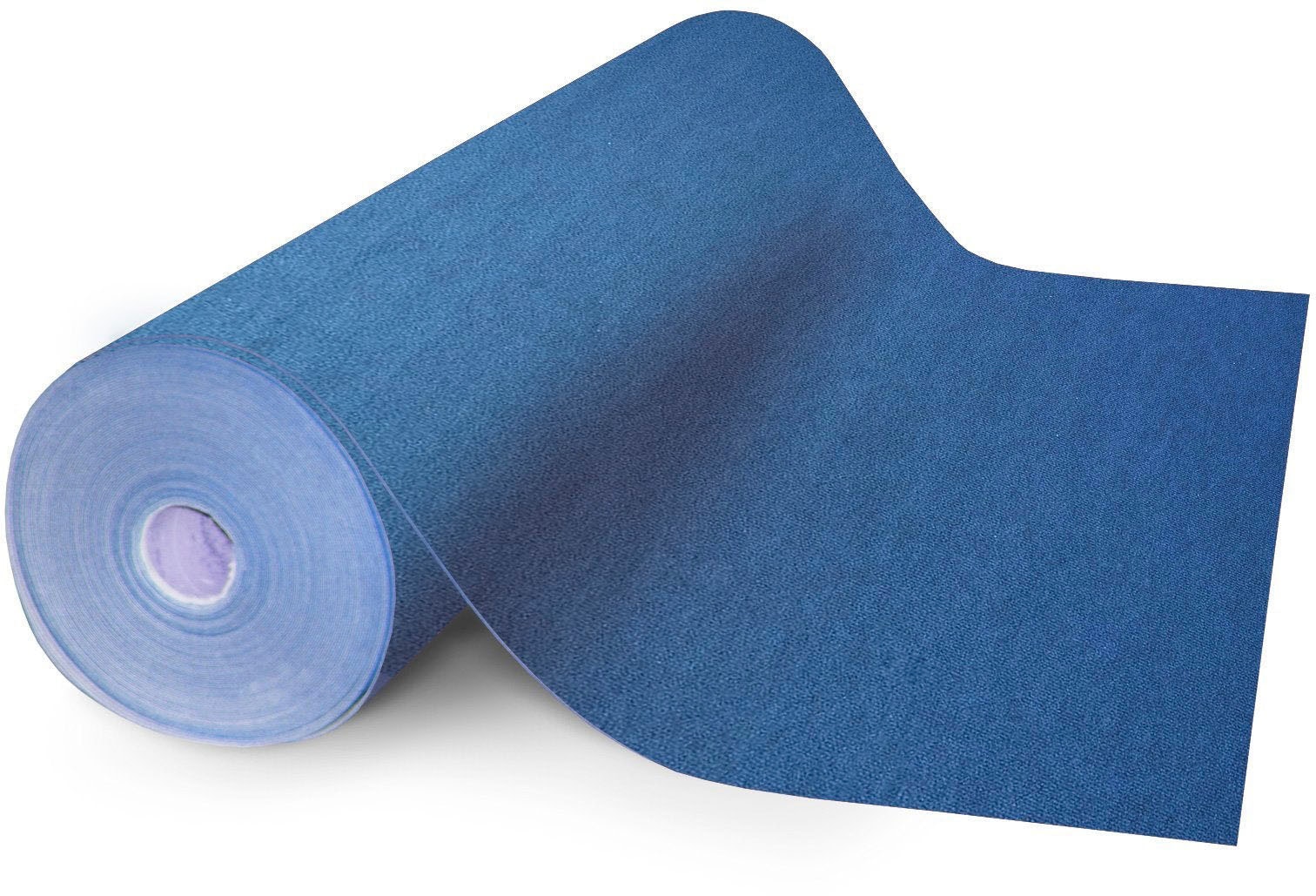 Teppichboden MY HOME "Malta", blau (dunkelblau), B:200cm H:3mm L:1.000cm, Kunstfaser, Teppiche, verschiedene Farben & Größen, Polypropylen, Nadelfilz