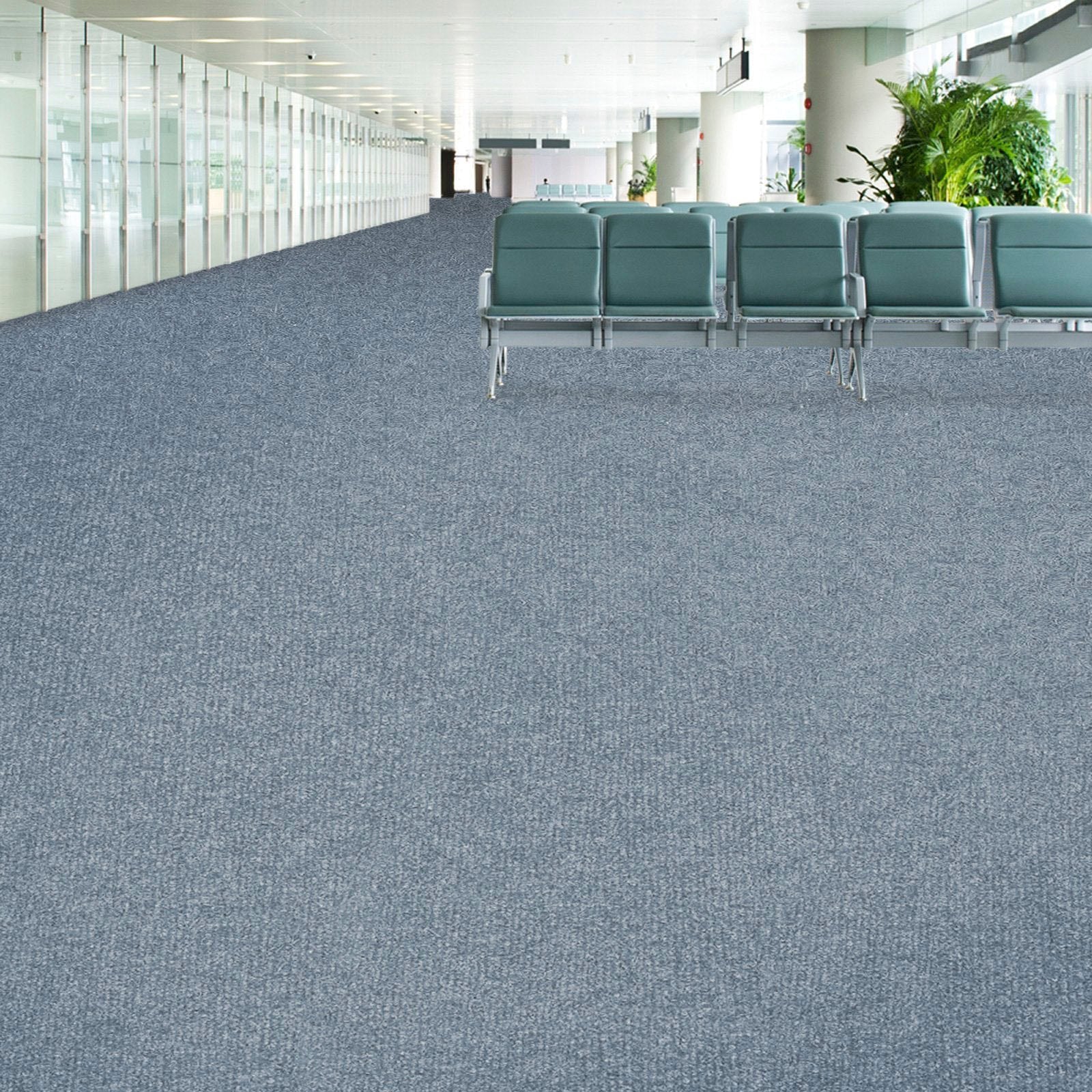 Teppichboden MY HOME "Malta", grau, B:200cm H:3mm L:500cm, Kunstfaser, Teppiche, verschiedene Farben & Größen, Polypropylen, Nadelfilz