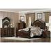 Gratia 5 Piece Dark Bronze Traditional Panel Bedroom Set