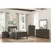 Monty 3 Piece Gray Traditional Sleigh Bedroom Set