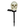 DISHAN Halloween Solar Light Spooky Garden Light Skull Solar Lamp Halloween Solar Lawn Light Party Decoration Waterproof Easy to