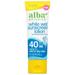 Alba Botanica Sunscreen For Face And Body While Wet Sunscreen Lotion Broad Spectrum Spf 40 Water Resistant Sunscreen For Wet And Dry Skin 3 Fl. Oz. Bottle.