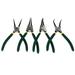 4pcs Snap Ring Pliers Set Internal External Circlip Pliers with Straight Bent Jaw for Removing