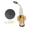 Stone Suspension Lamp E27 E26 LED Pendant Marble Stone Suspension Lamp for Bar 85â€‘265V White