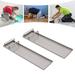 Miumaeov Concrete Knee Boards Slider Kneeler Board Stainless Steel Pair Moving Sliders with Round Conner for Cement & Concrete Finishing