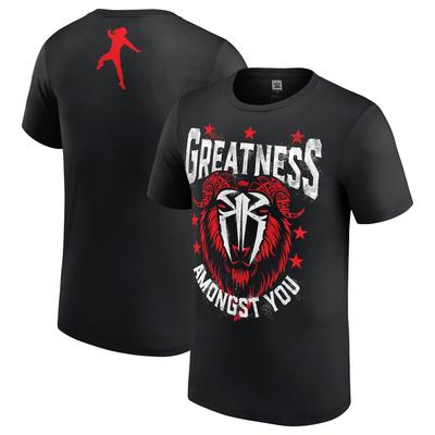 Roman Reigns Greatest GOAT T-Shirt – Schwarz – Herren Image