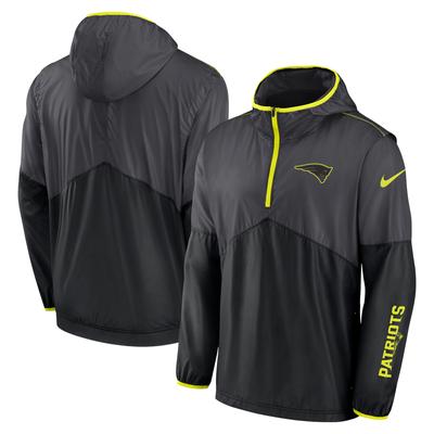 New England Patriots Nike VOLT Gewebter halber Reißverschluss Jacke - Herren Image