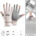 1Pair Ice Silk Fishing Gloves Sun Protection Full Fingers Anti-slip Breathable Anti-UV Sports Cycling Running Gloves Unisex